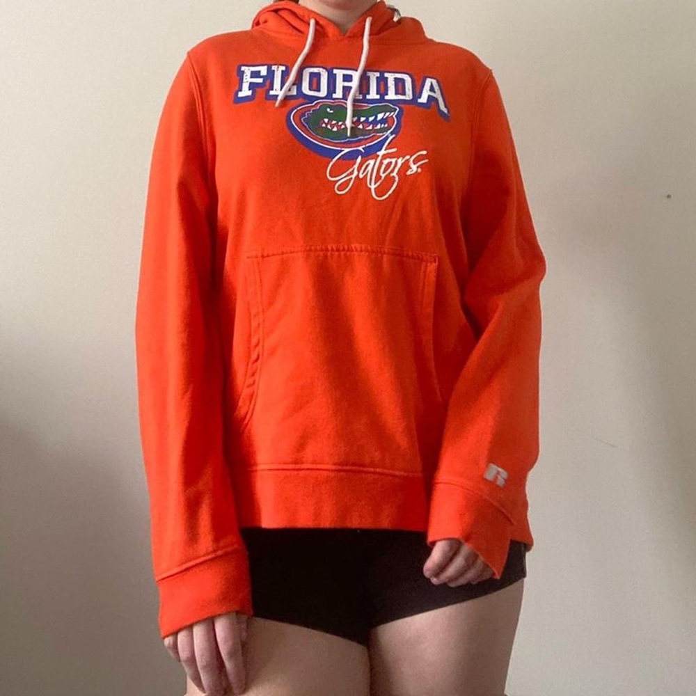 Vintage Orange UofFlorida Football Hoodie